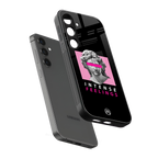 intense feelings back phone cover | glass case for samsung galaxy s25