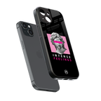 intense feelings back phone cover | glass case for iphone 15