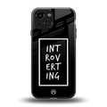 introverting back phone cover | glass case for iphone 13 mini
