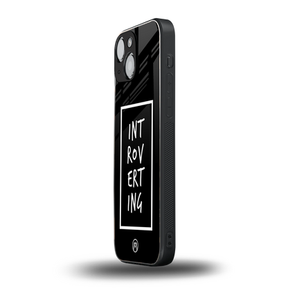 introverting back phone cover | glass case for iphone 13 mini