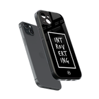 introverting back phone cover | glass case for iphone 15 plus