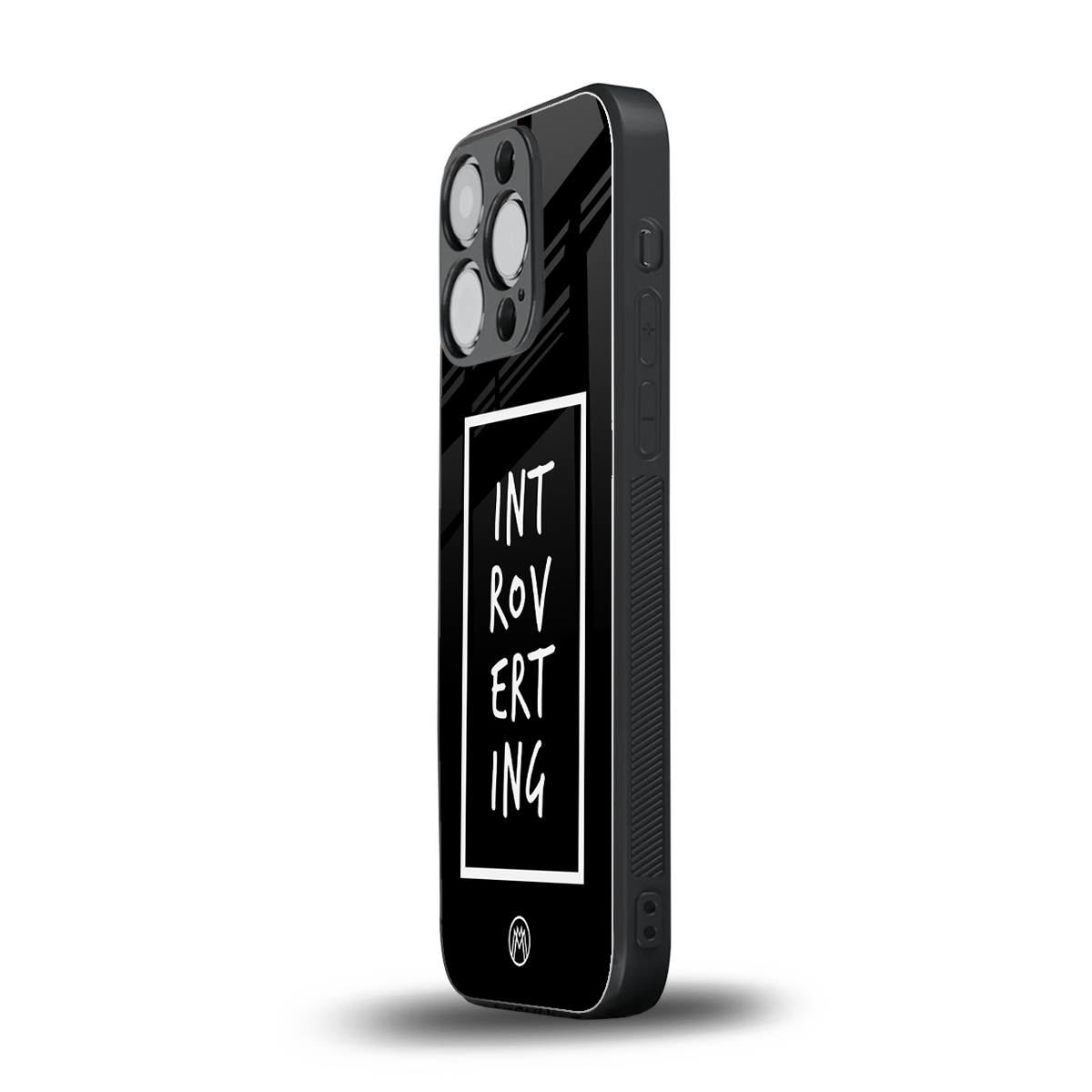 introverting back phone cover | glass case for iphone 15 pro
