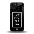 introverting back phone cover | glass case for iphone 15