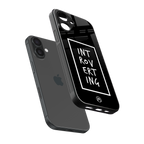 introverting back phone cover | glass case for iphone 16