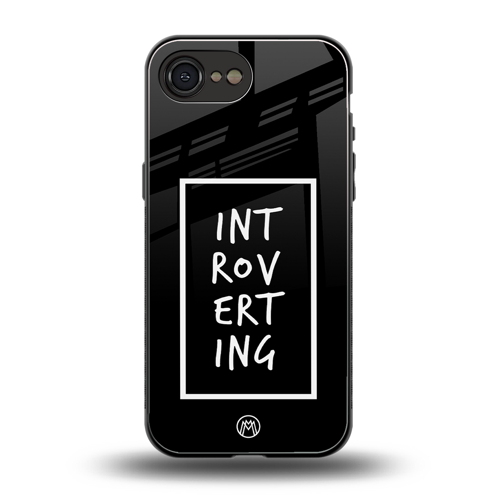 introverting back phone cover | glass case for iphone 16e