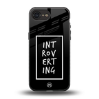 introverting back phone cover | glass case for iphone 16e