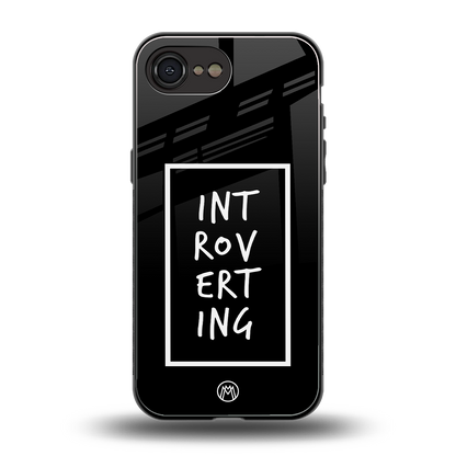 introverting back phone cover | glass case for iphone 16e
