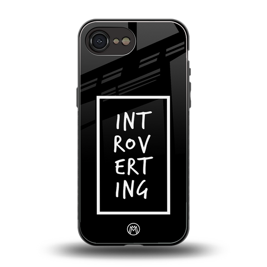 introverting back phone cover | glass case for iphone 16e