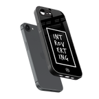 introverting back phone cover | glass case for iphone 16e