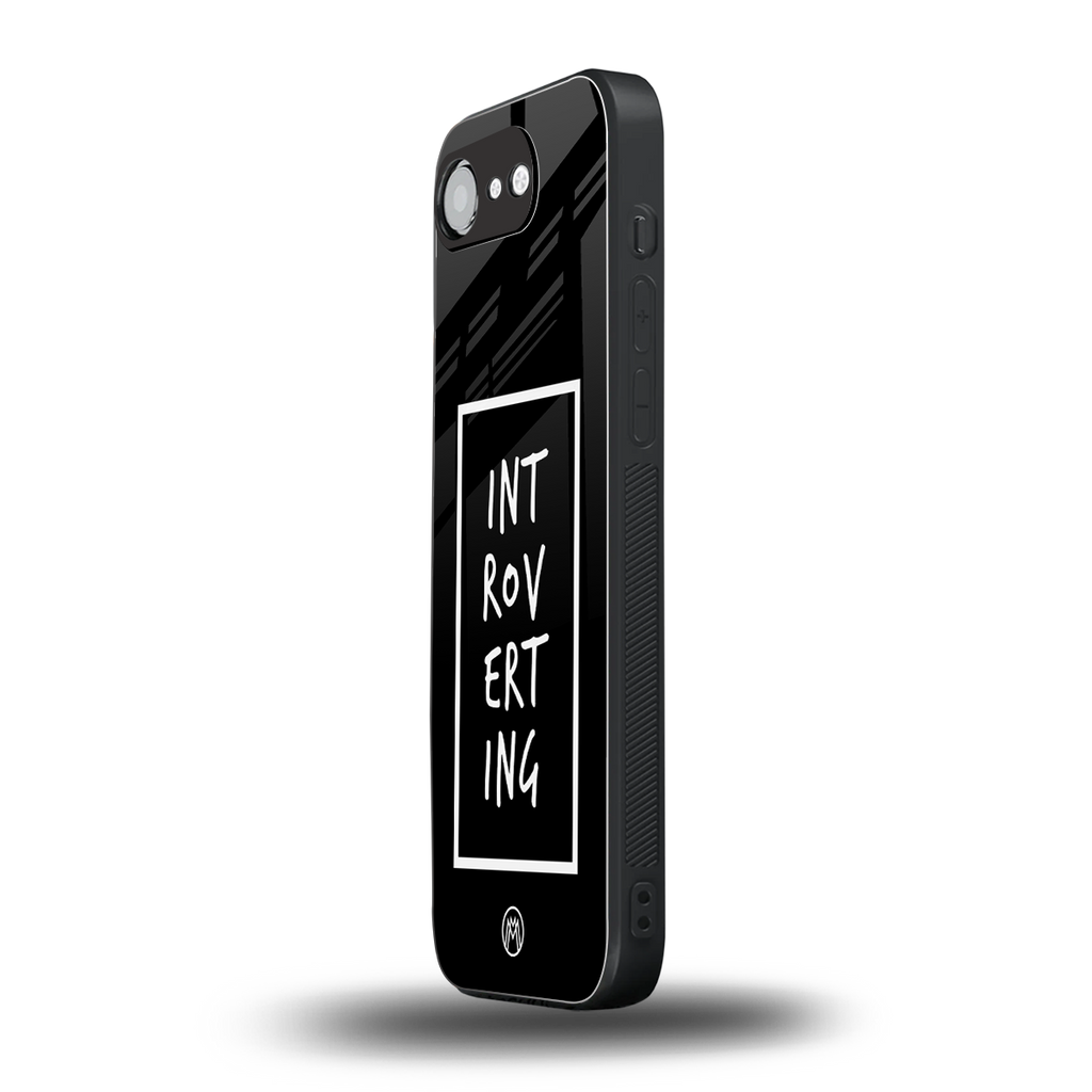 introverting back phone cover | glass case for iphone 16e