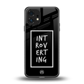 introverting back phone cover | glass case for nothing phone 1