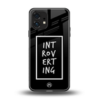 introverting back phone cover | glass case for nothing phone 1