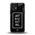 introverting back phone cover | glass case for nothing phone 2