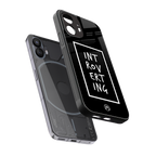 introverting back phone cover | glass case for nothing phone 2