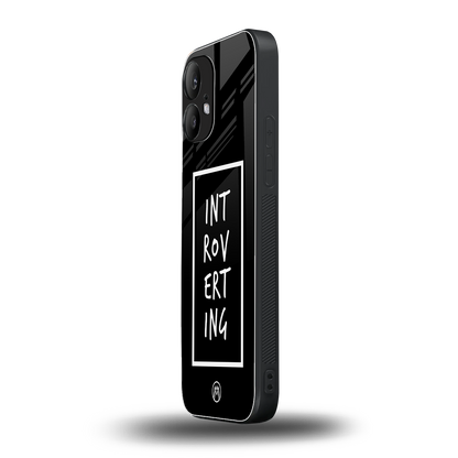 introverting back phone cover | glass case for nothing phone 2