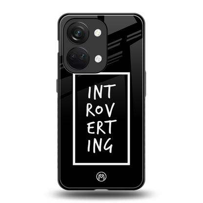 introverting back phone cover | glass case for oneplus nord 3