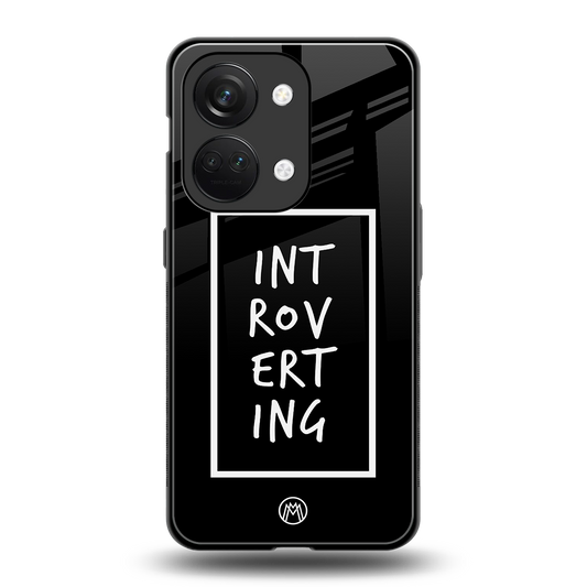 introverting back phone cover | glass case for oneplus nord 3