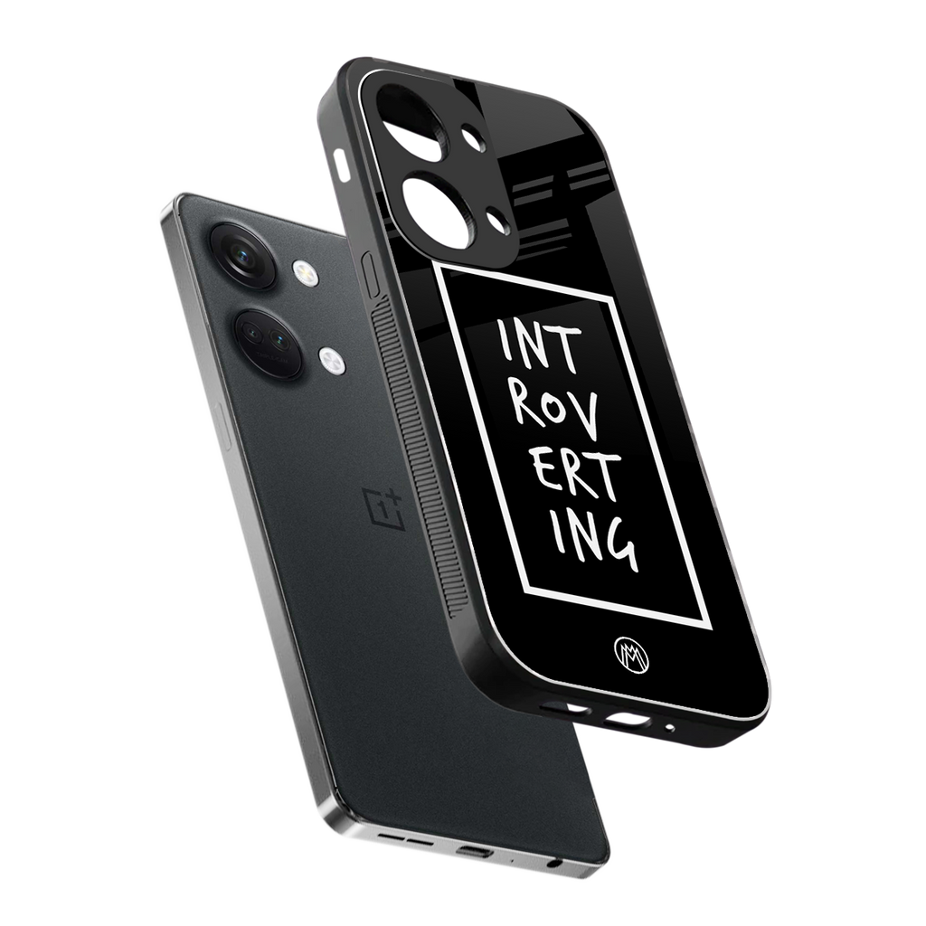 introverting back phone cover | glass case for oneplus nord 3