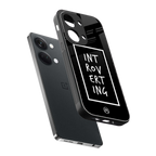 introverting back phone cover | glass case for oneplus nord 3