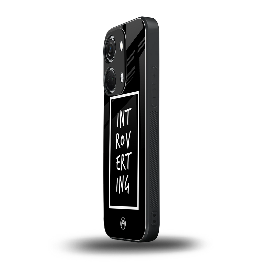 introverting back phone cover | glass case for oneplus nord 3