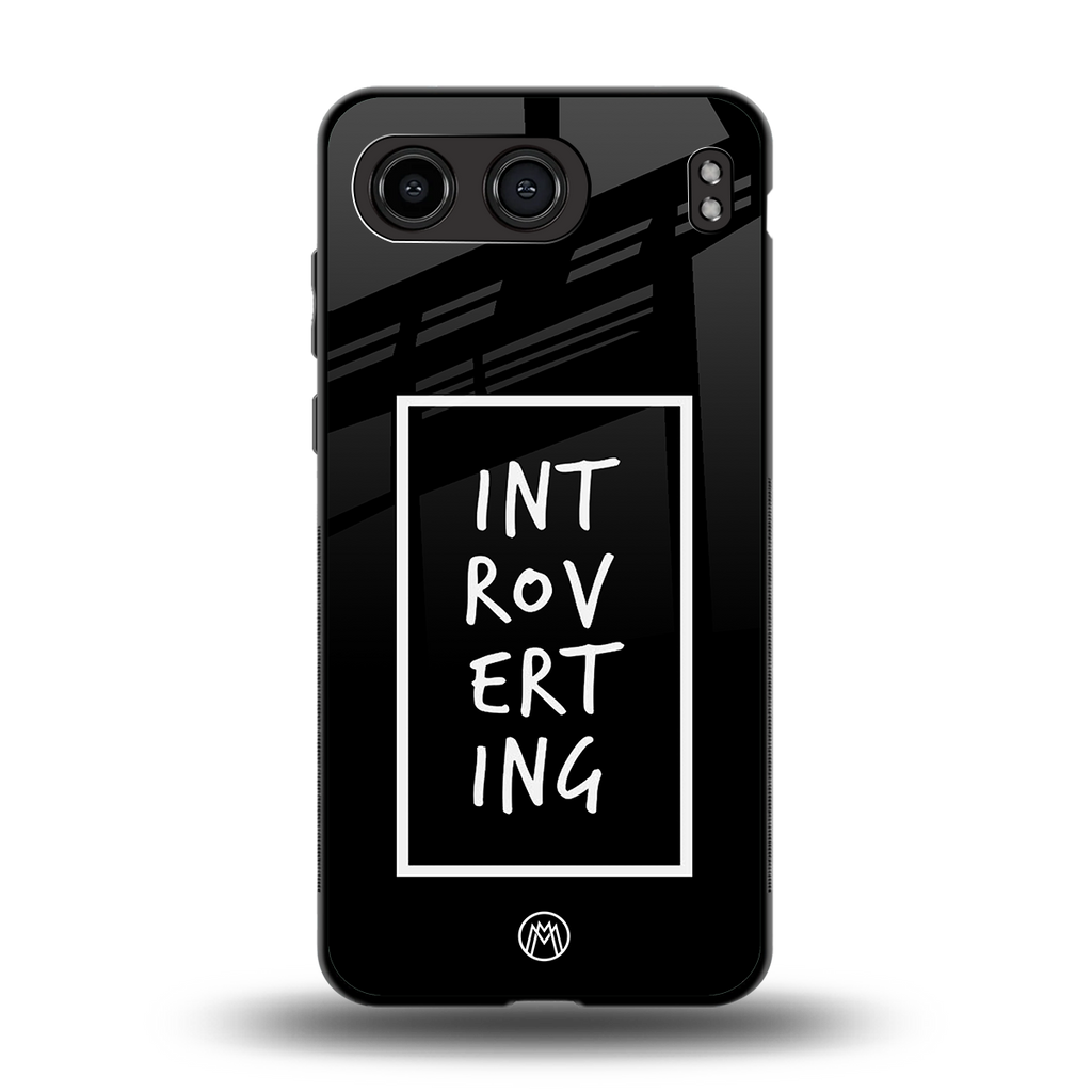 introverting back phone cover | glass case for oneplus nord 4