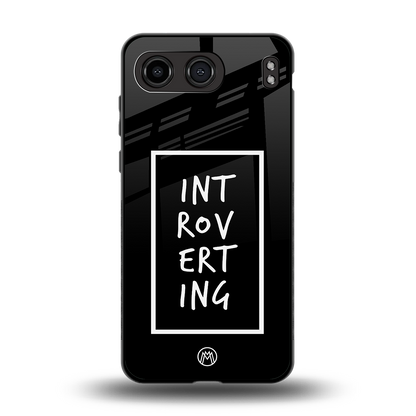 introverting back phone cover | glass case for oneplus nord 4