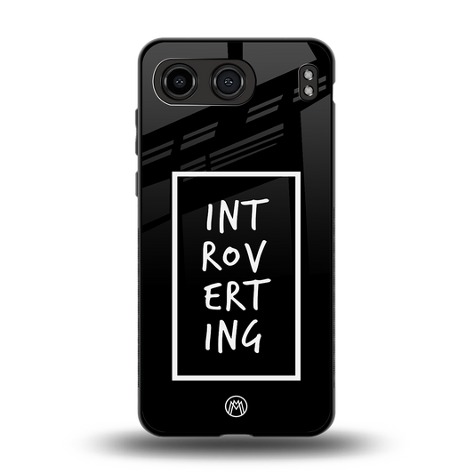 introverting back phone cover | glass case for oneplus nord 4