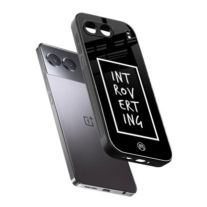 introverting back phone cover | glass case for oneplus nord 4