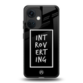 introverting back phone cover | glass case for oneplus nord ce 3