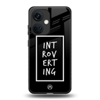 introverting back phone cover | glass case for oneplus nord ce 3