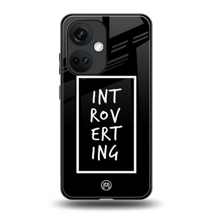 introverting back phone cover | glass case for oneplus nord ce 3