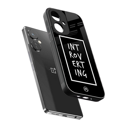 introverting back phone cover | glass case for oneplus nord ce 3