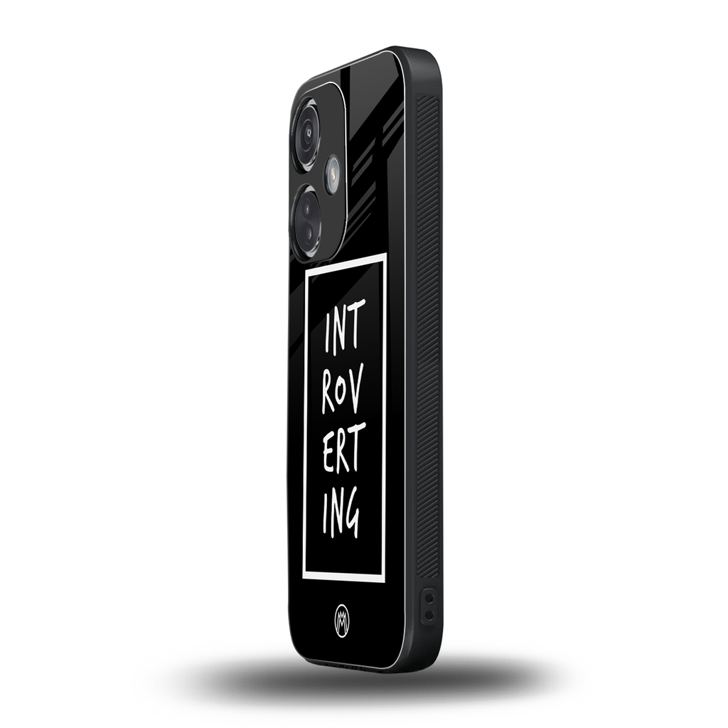 introverting back phone cover | glass case for oneplus nord ce 3