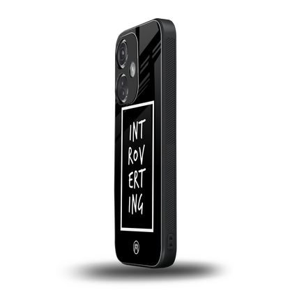 introverting back phone cover | glass case for oneplus nord ce 3