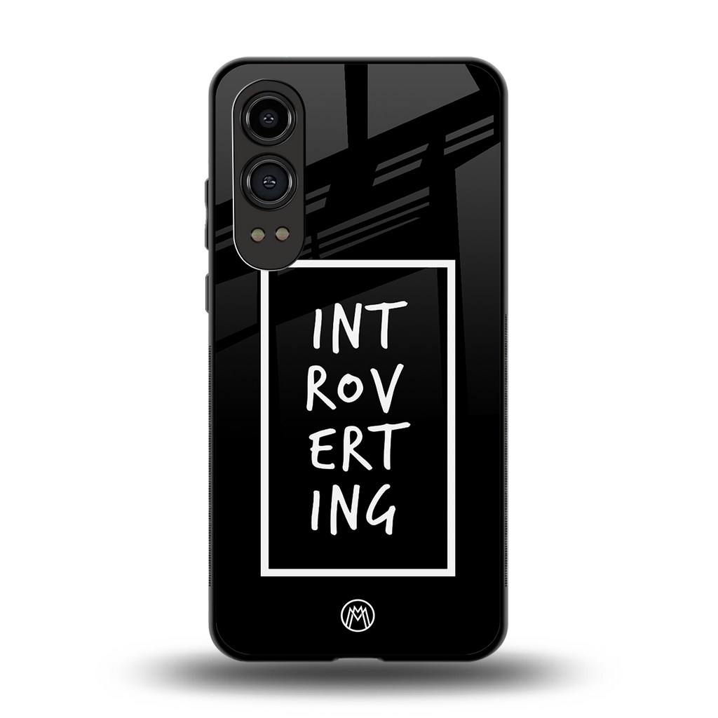 introverting back phone cover | glass case for oneplus nord ce 4 lite