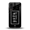 introverting back phone cover | glass case for oneplus nord ce 4 lite