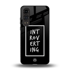 introverting back phone cover | glass case for oneplus nord ce 4 lite