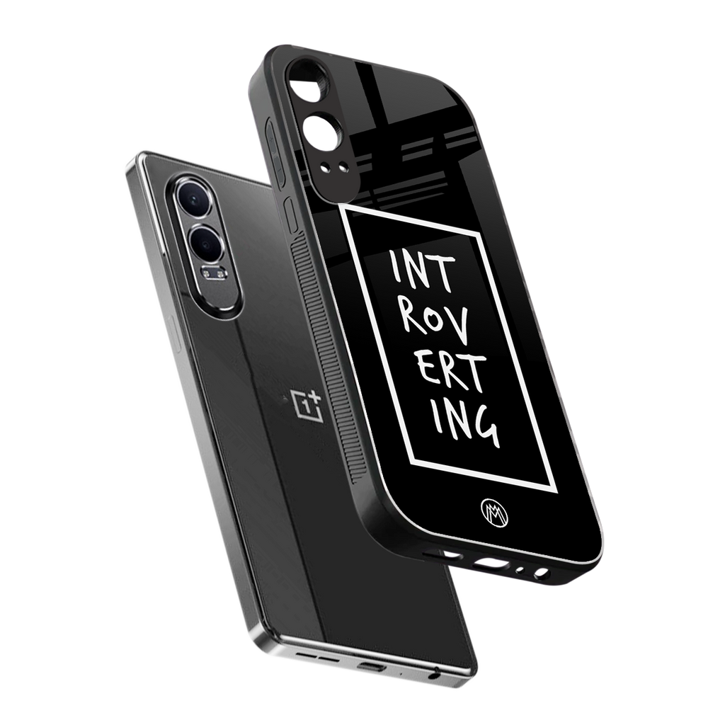 introverting back phone cover | glass case for oneplus nord ce 4 lite