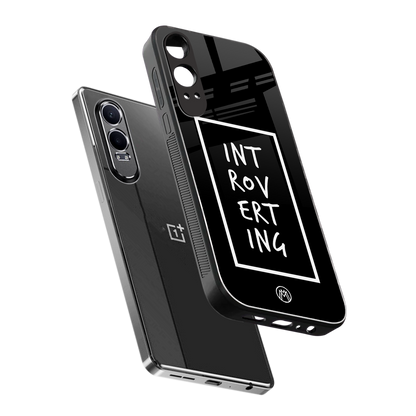 introverting back phone cover | glass case for oneplus nord ce 4 lite