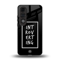 introverting back phone cover | glass case for oneplus nord ce 4
