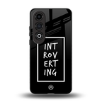 introverting back phone cover | glass case for oneplus nord ce 4