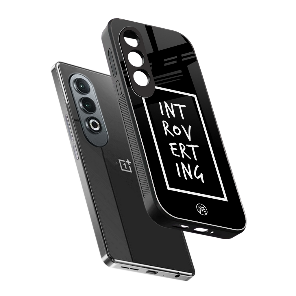 introverting back phone cover | glass case for oneplus nord ce 4
