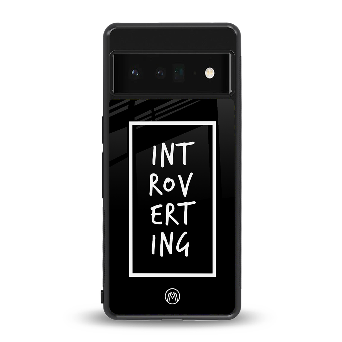introverting back phone cover | glass case for google pixel 6 pro