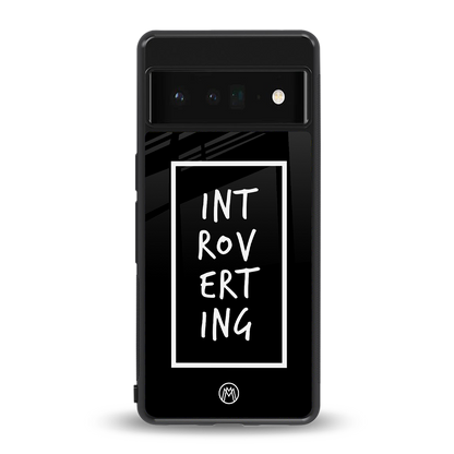 introverting back phone cover | glass case for google pixel 6 pro