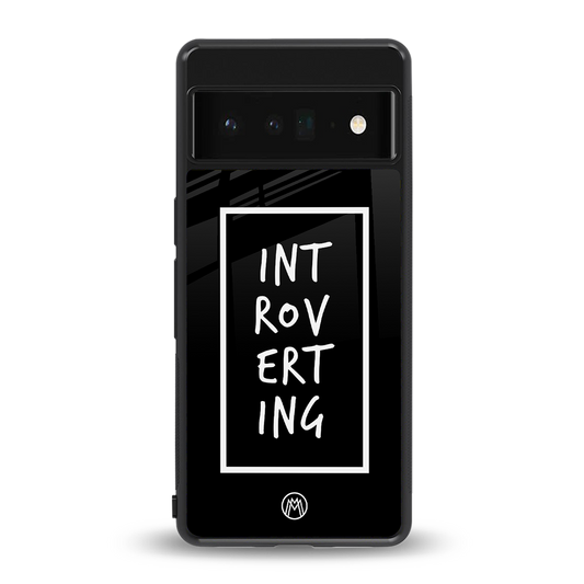 introverting back phone cover | glass case for google pixel 6 pro