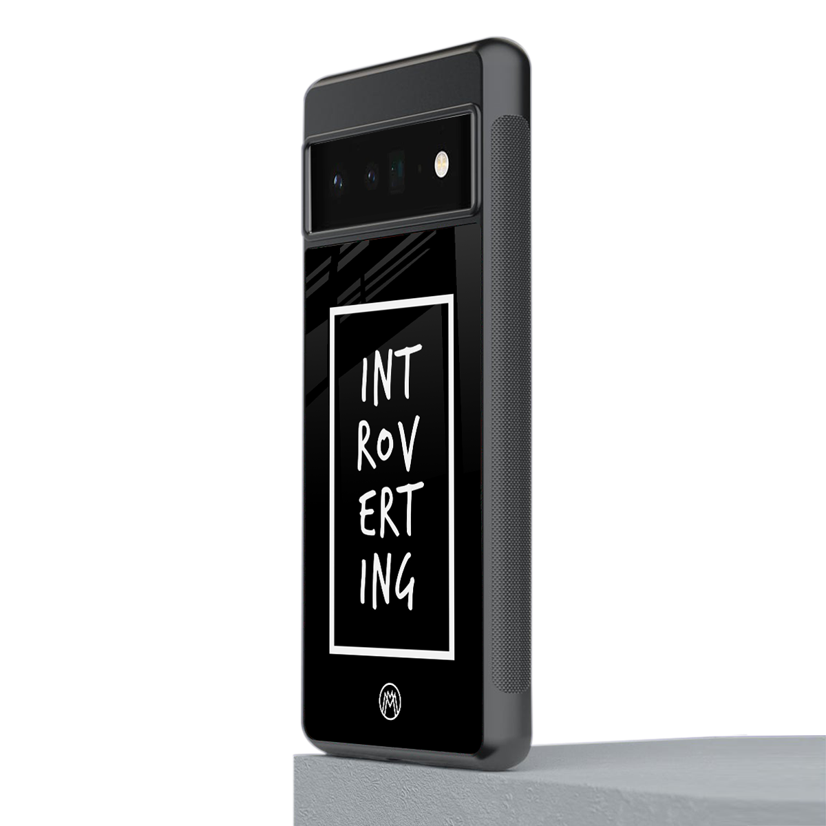 introverting back phone cover | glass case for google pixel 6 pro
