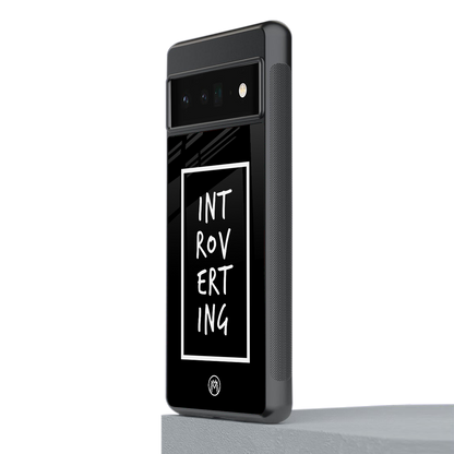 introverting back phone cover | glass case for google pixel 6 pro