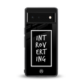 introverting back phone cover | glass case for google pixel 6
