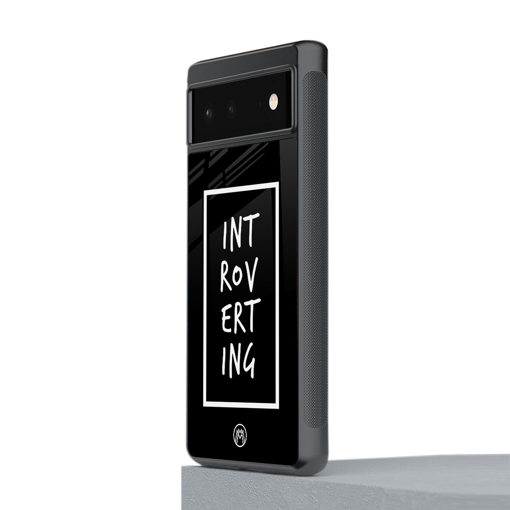 introverting back phone cover | glass case for google pixel 6