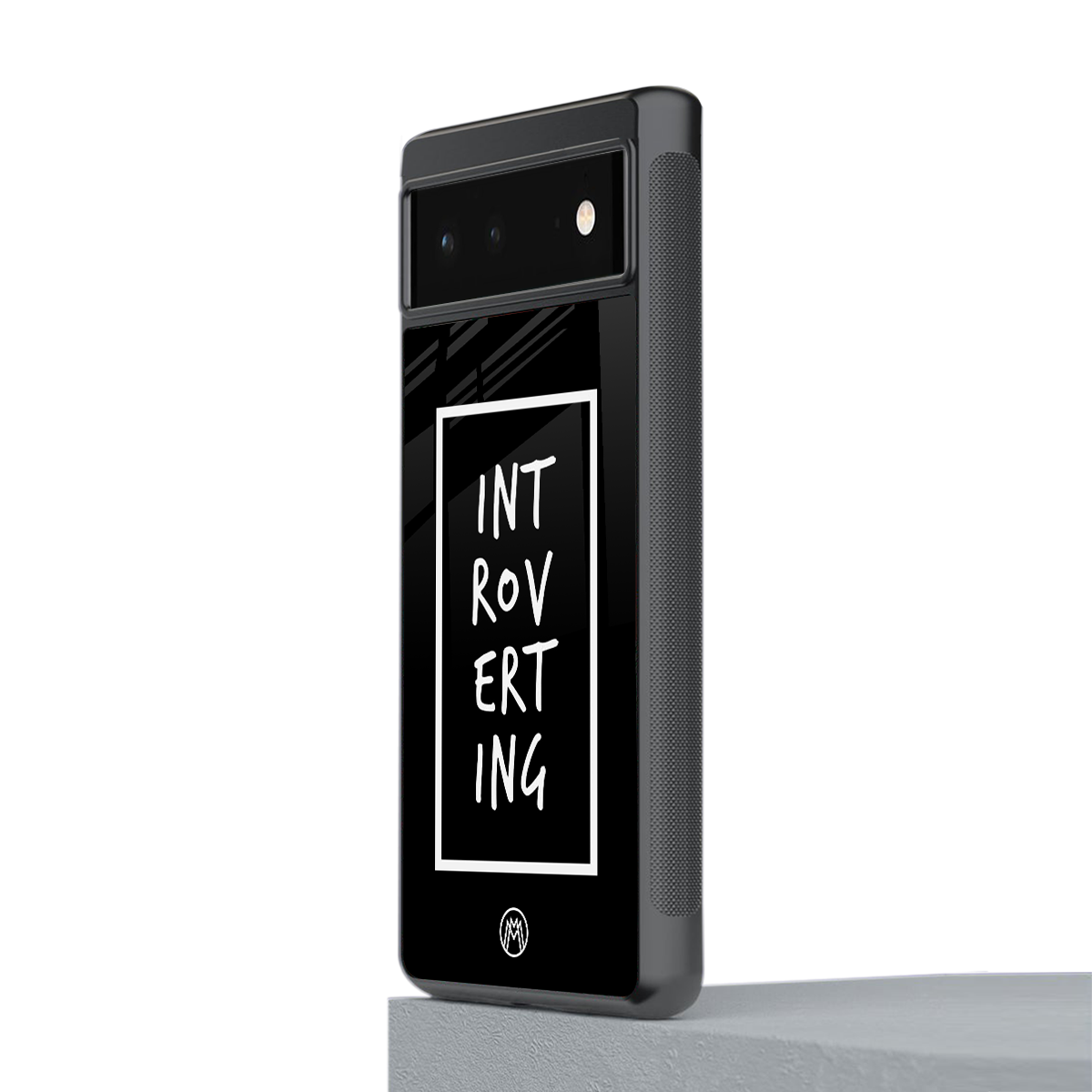 introverting back phone cover | glass case for google pixel 6